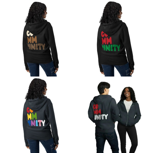 More Community Premium Unisex Zip-Up Hoodies in the Shop!