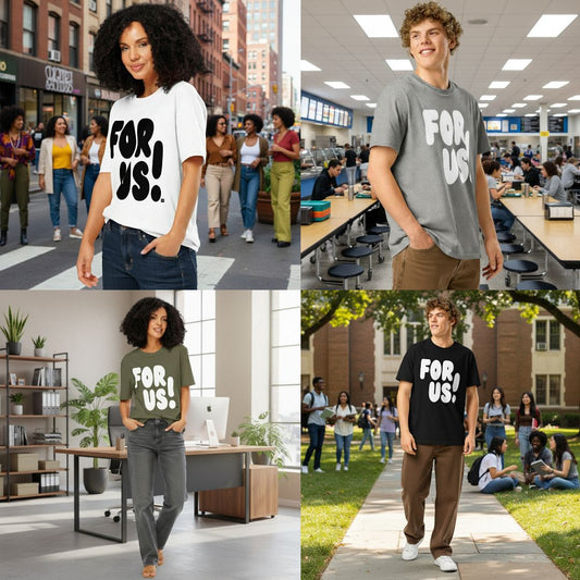 For Us Premium Unisex T-Shirts are now in the APWT Gift Shop!