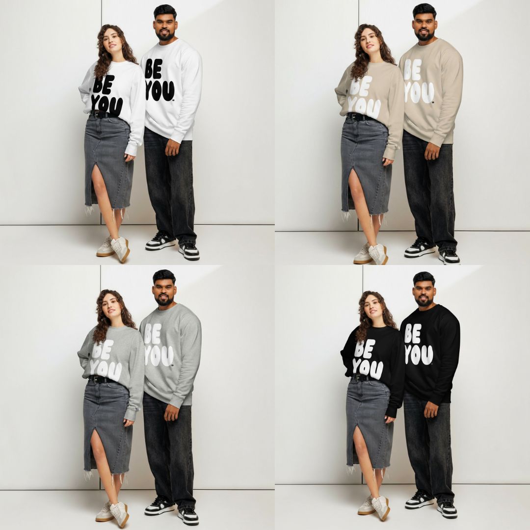 Be You Premium Unisex Crew Neck Sweatshirts in the Shop!