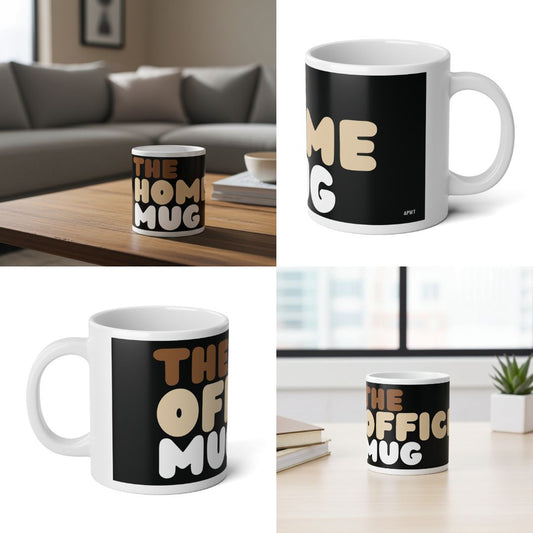 The Home Mug and the Office Mug from the APWT Gift Shop