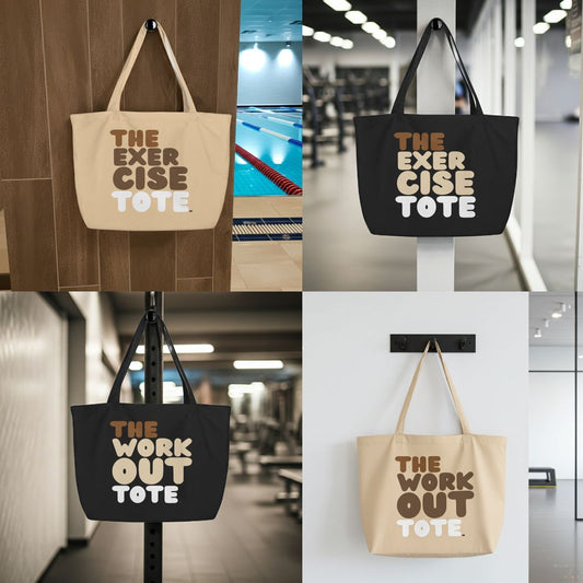 The Exercise and Workout Jumbo Tote Bags are now in the APWT Gift Shop!