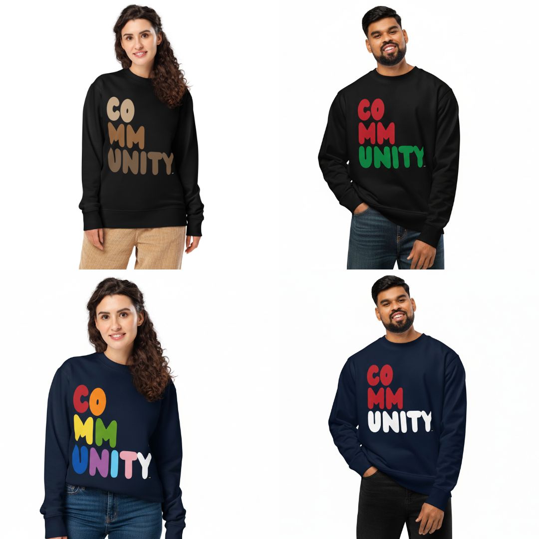 More Community Premium Unisex Crew Neck Sweatshirts in the Shop!
