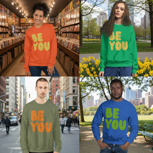 Spring Be You Unisex Crew Neck Sweatshirts in the Shop!