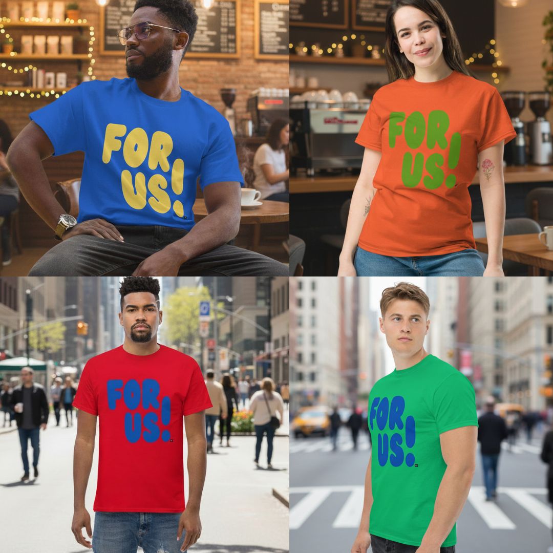 New For Us Unisex T-Shirts now in the Shop!