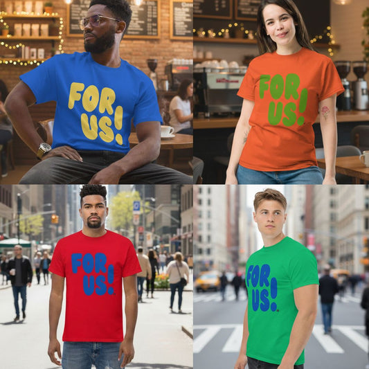 New For Us Unisex T-Shirts now in the Shop!