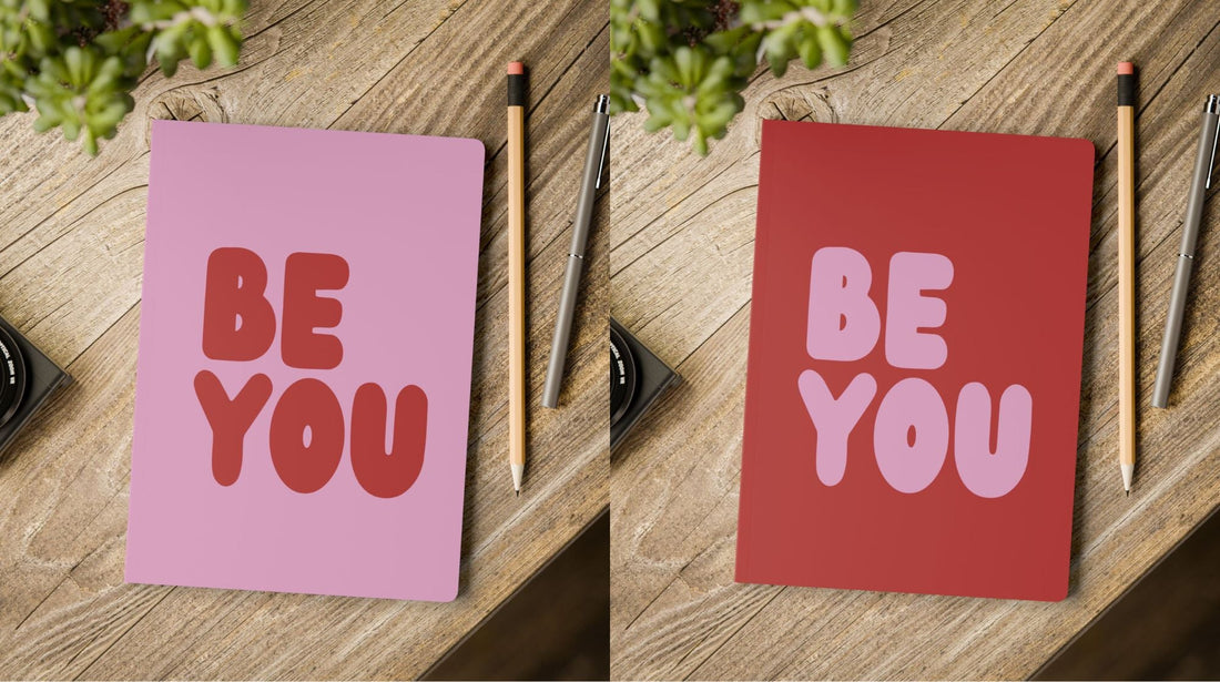 The Be You Love Journals in Pink and Red - The APWT Gift Shop