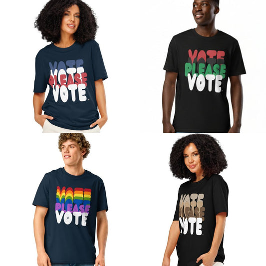 Please Vote Premium Unisex T-Shirts are now in the Shop!