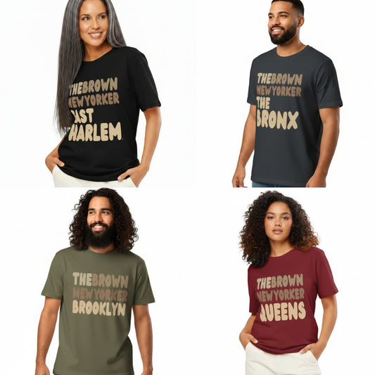 The Brown New Yorker Premium Unisex T-Shirts are now in the Shop!