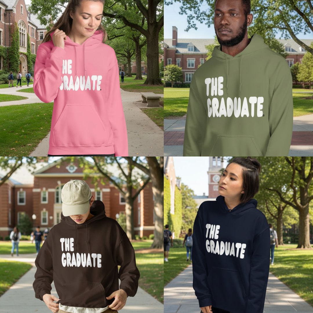 The Graduate Unisex Hoodie is now in the Shop!
