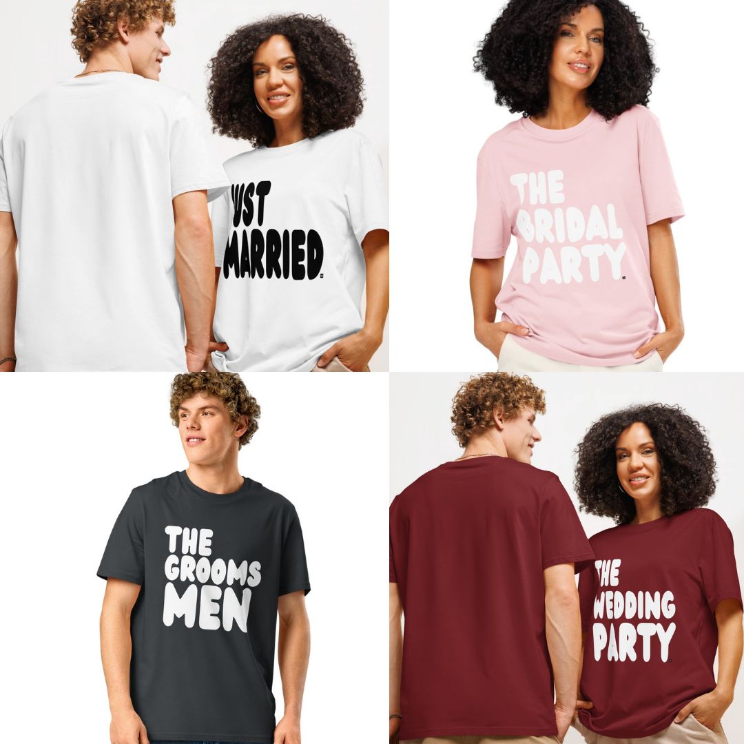 Wedding Party Premium Unisex T-Shirts now in the Shop!