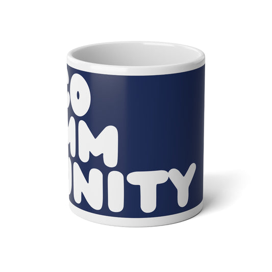 A Community in Dark Blue Jumbo Mug - The APWT Gift Shop