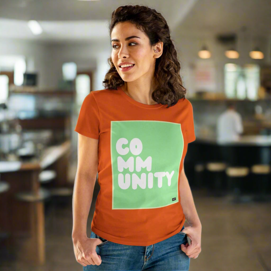 A Community in Mint Green Women's T-Shirt - Available in Assorted Colors