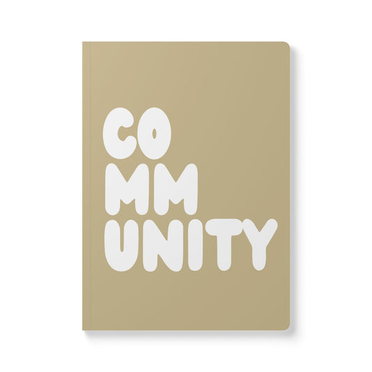 A Community in Beige Soft Cover Journal - The APWT Gift Shop