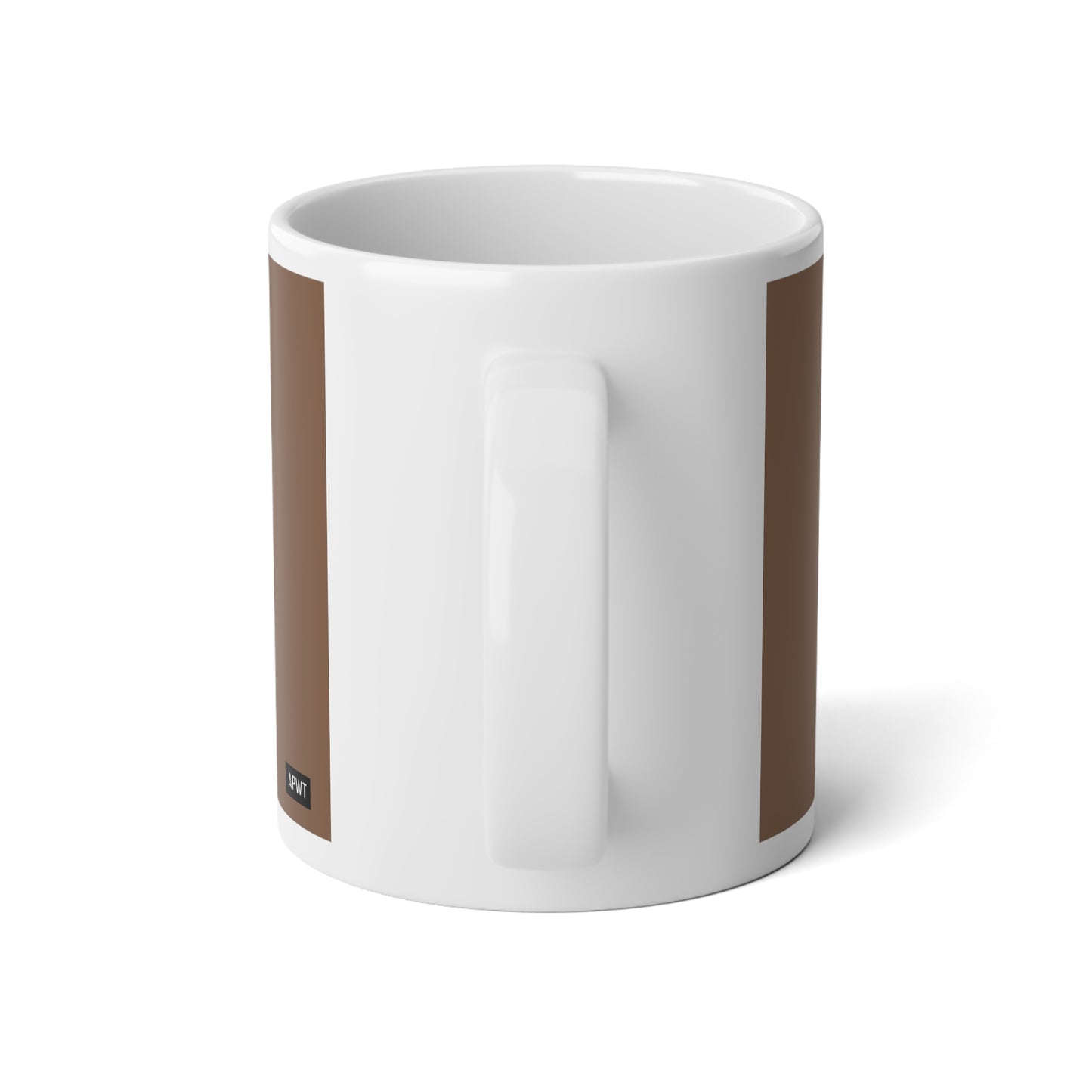 Exhausted in Brown and White Jumbo Mug - 20oz Mug