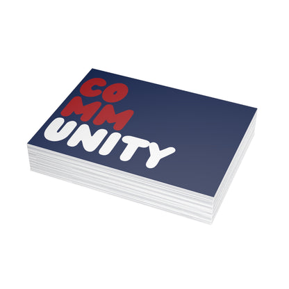 Community Fracture Postcard Set - 2 Sizes Available, Quantities of 10, 30, 50