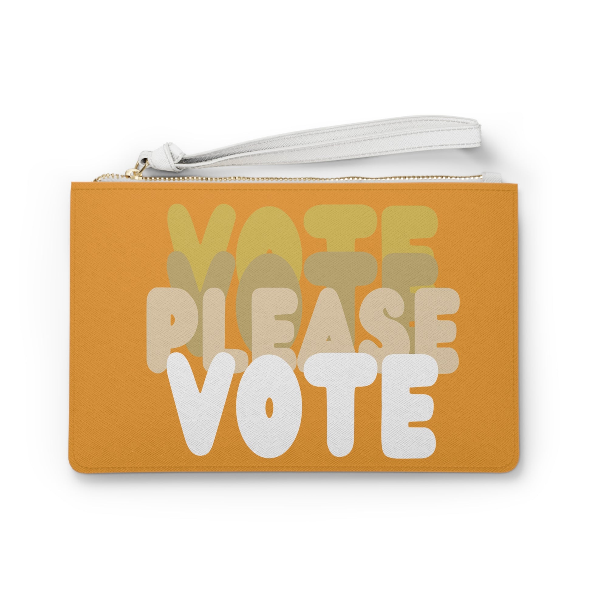 Please Vote in Orange Clutch - The APWT Gift Shop