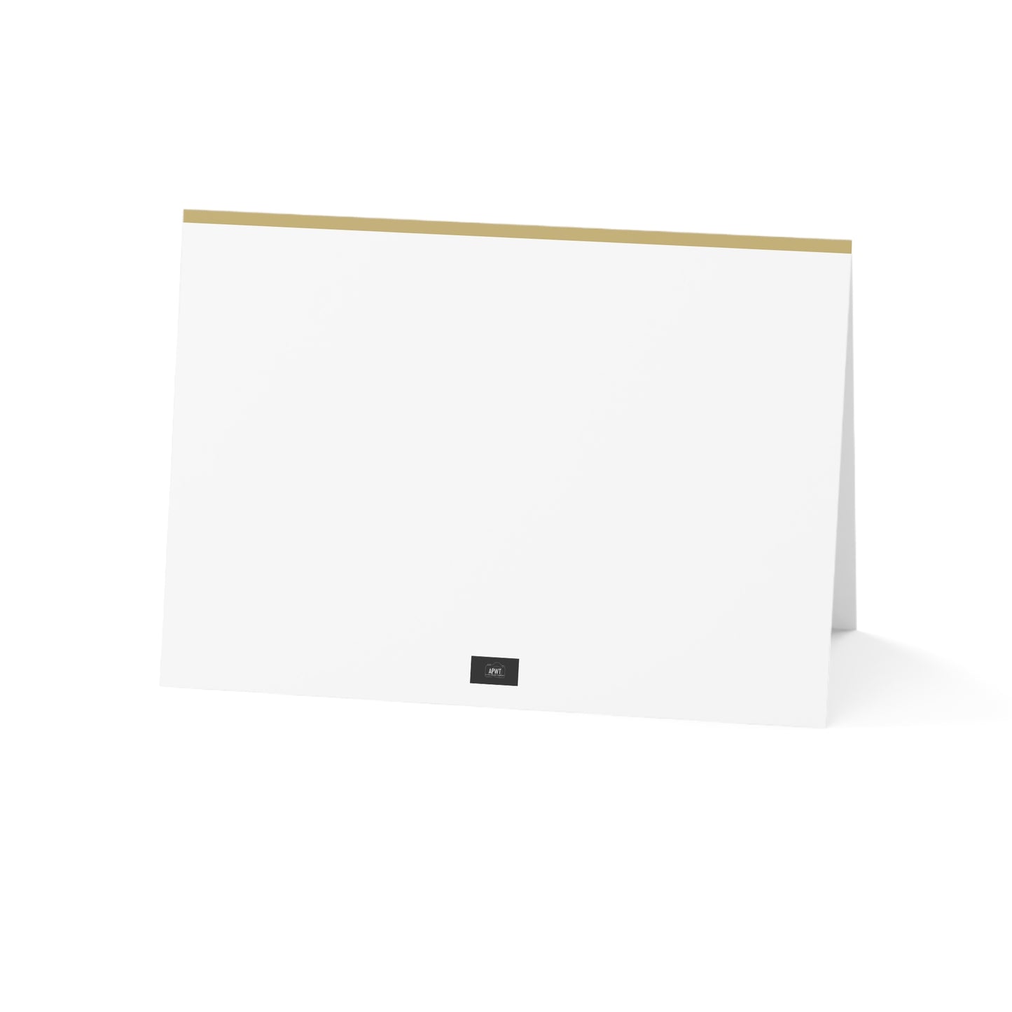 A New Year's Card in Gold and Grey Greeting Card Set - 2 Sizes Available, Quantities of 10, 30, 50