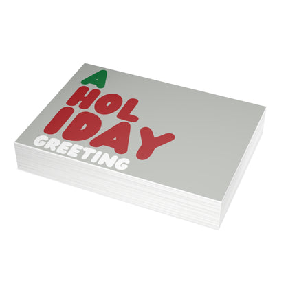 Another Holiday Greeting Postcard Set - 2 Sizes Available, Quantities of 10, 30, 50