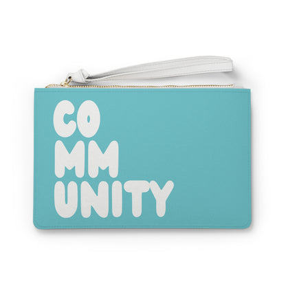 A Community Clutch in Turquoise