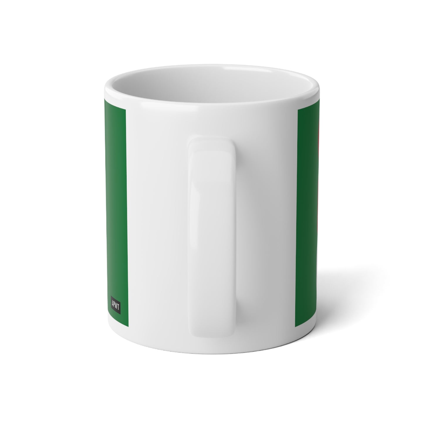 The Holiday Community Jumbo Mug in Green - The APWT Gift Shop
