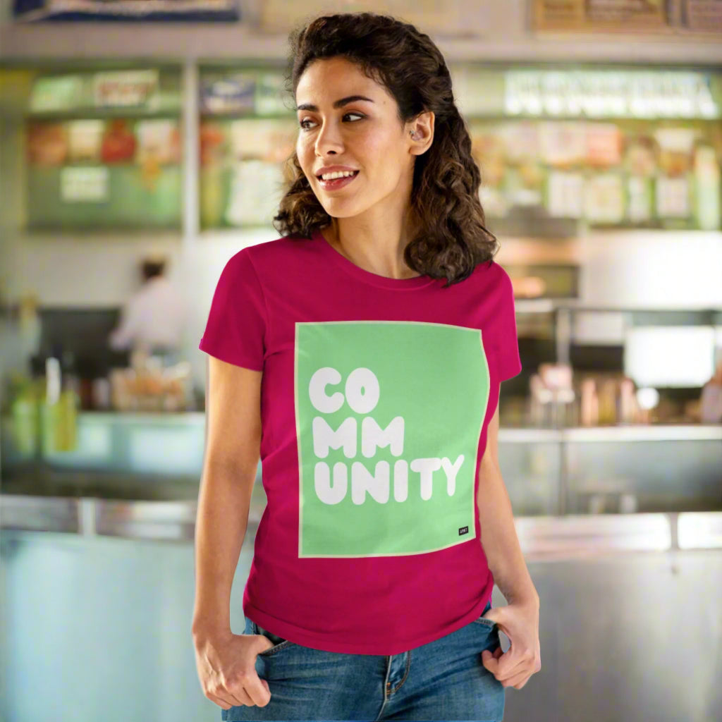 A Community in Mint Green Women's T-Shirt - Available in Assorted Colors