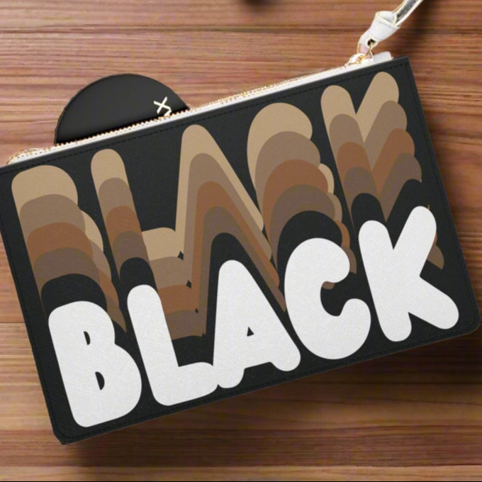 Shades in Black Clutch