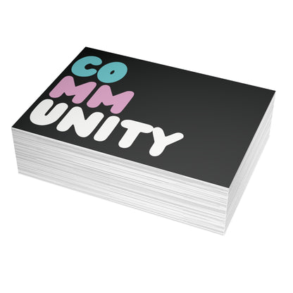 Be You Community Postcard Set - 2 Sizes Available, Quantities of 10, 30, 50