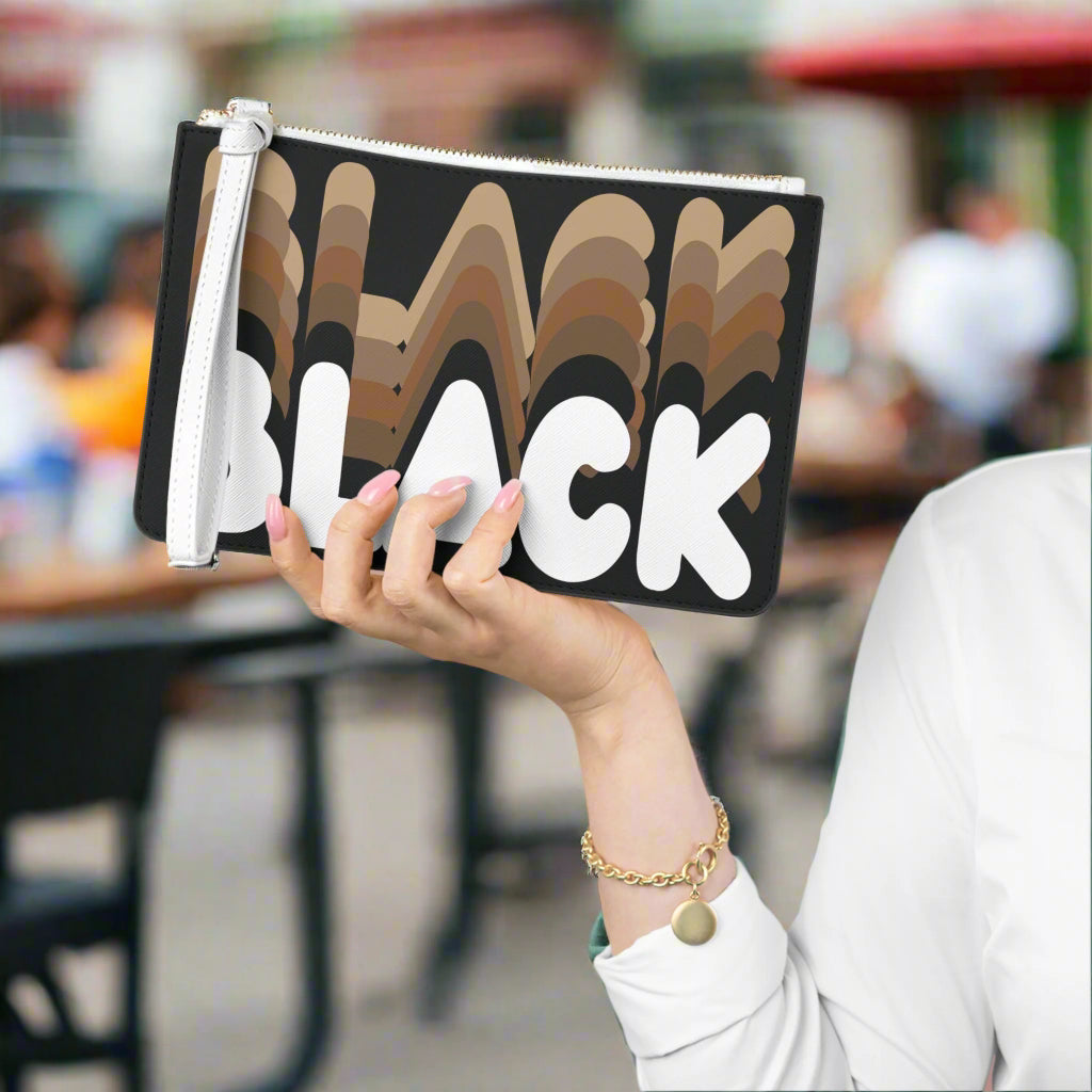 Shades in Black Clutch