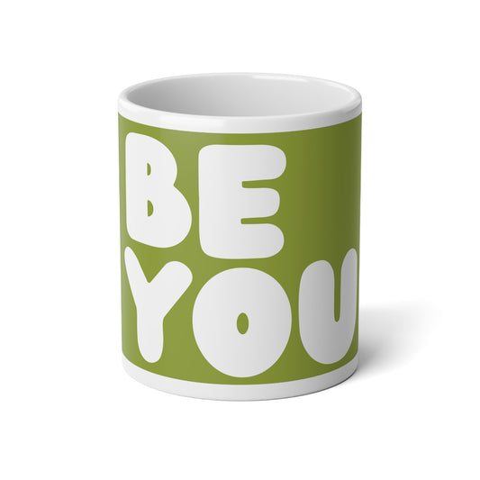 Be You in Lime Green Jumbo Mug - 20 Oz Mug