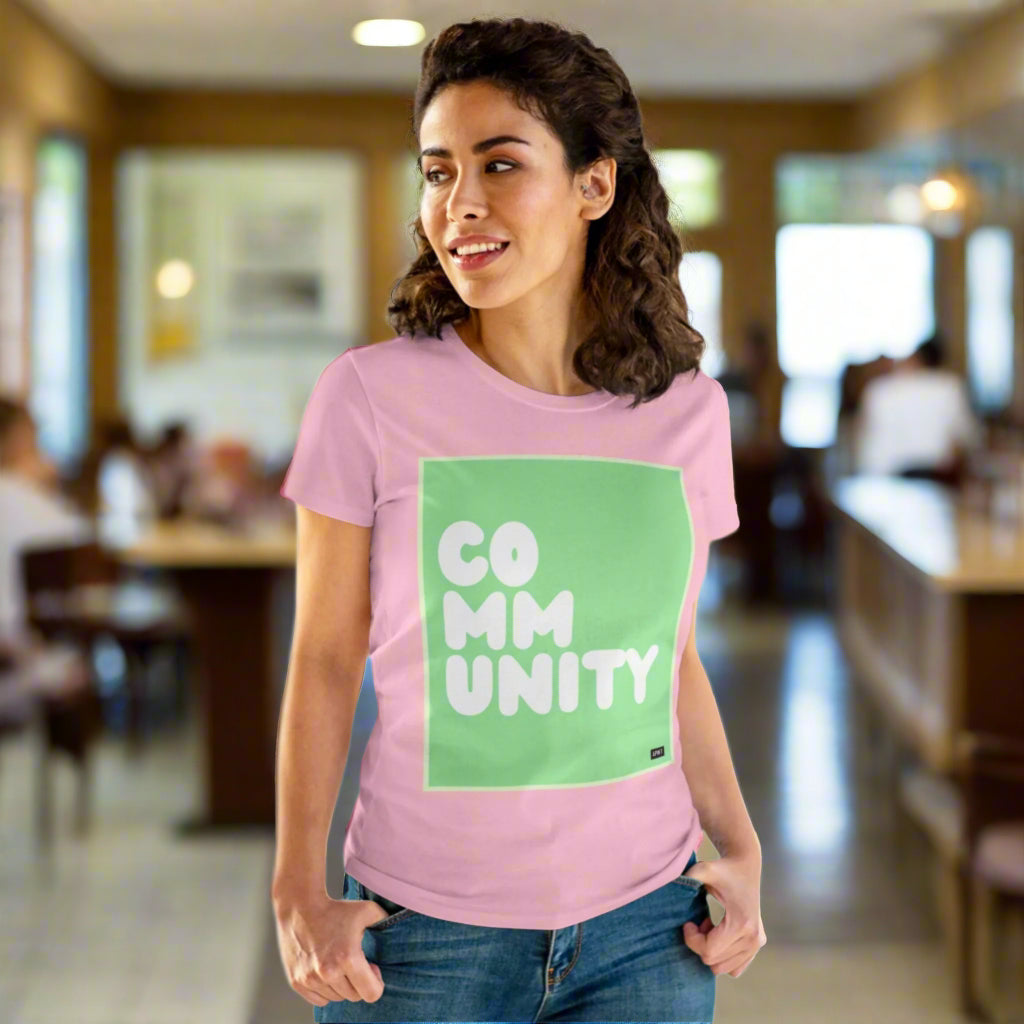 A Community in Mint Green Women's T-Shirt - Available in Assorted Colors