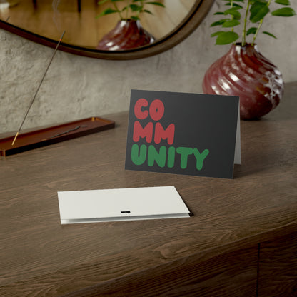 Black Community Card Set - Available in 2 Sizes