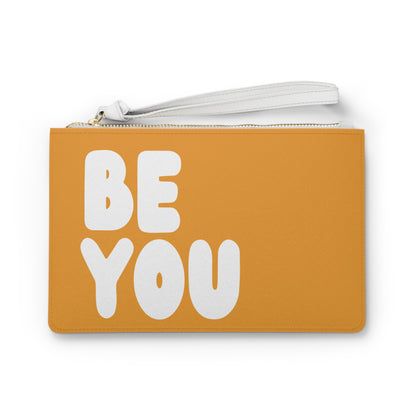Be You in Orange Clutch
