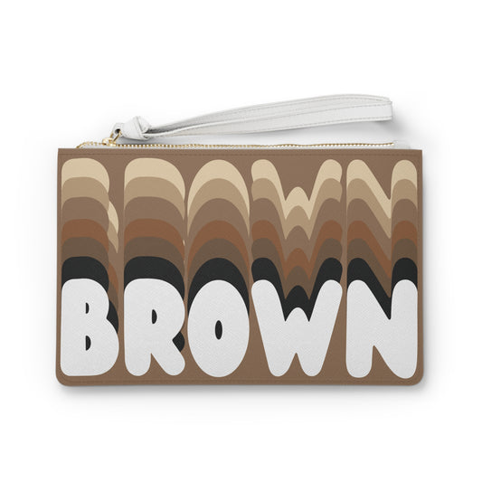 Shades in Brown Clutch - The APWT Gift Shop