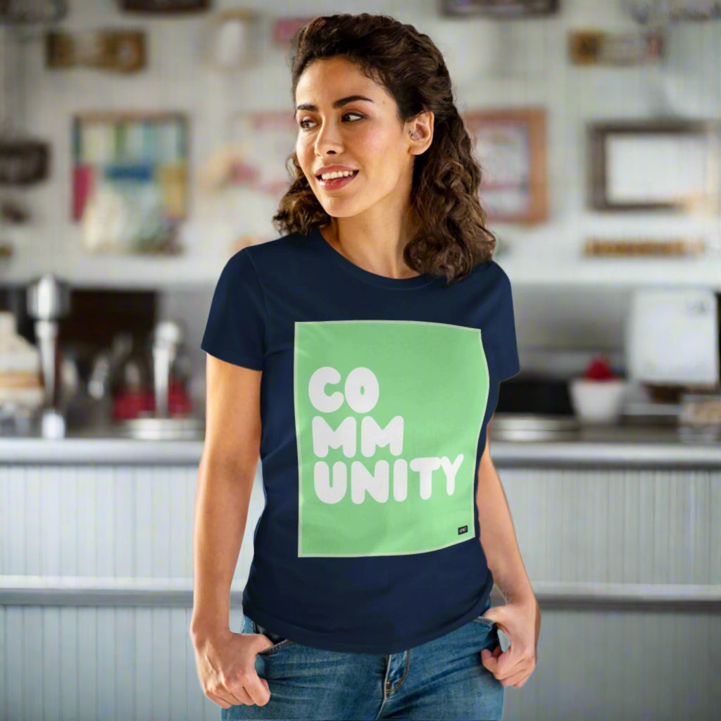 A Community in Mint Green Women's T-Shirt - Available in Assorted Colors