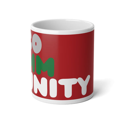 The Holiday Community Jumbo Mug in Red - The APWT Gift Shop