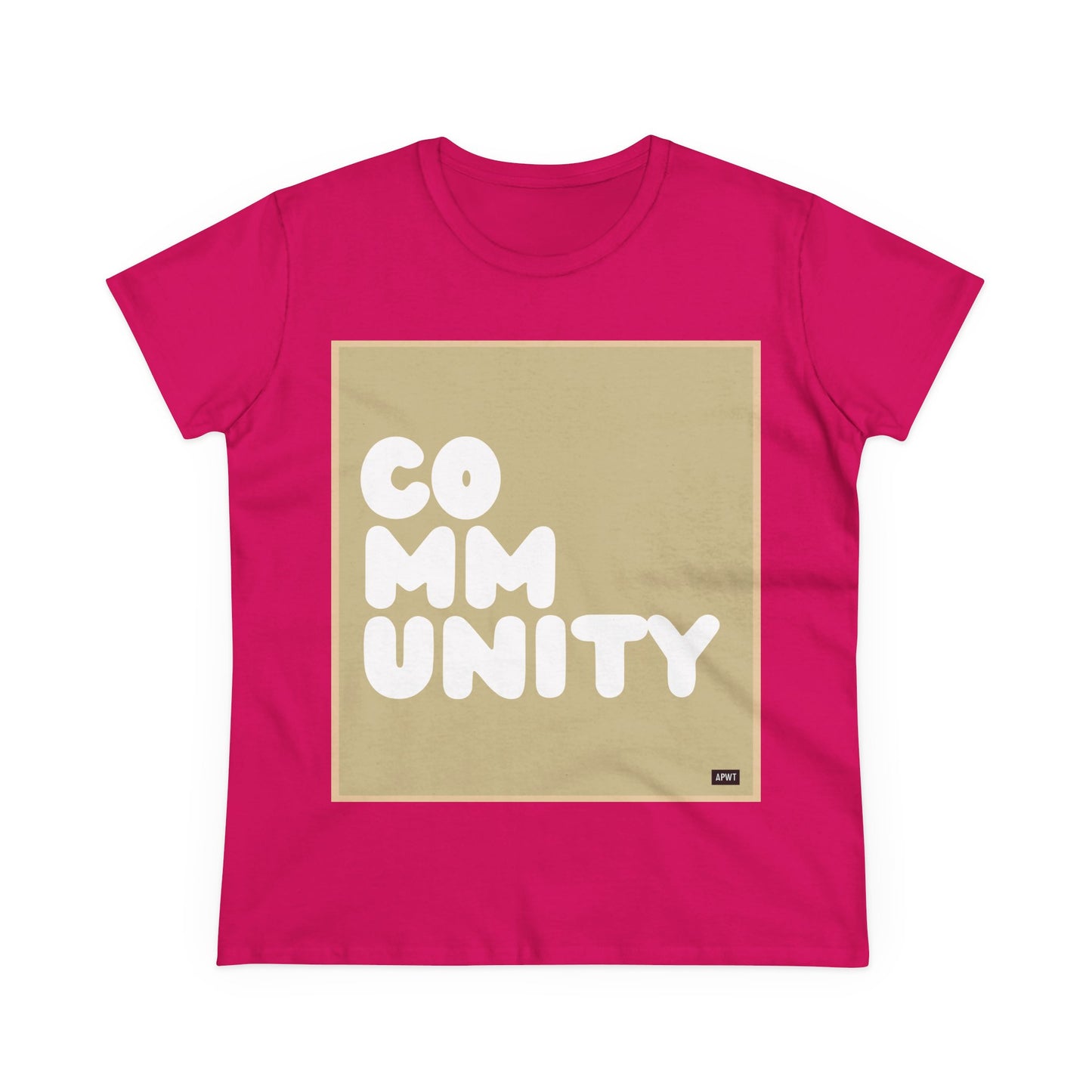 A Community in Beige Women's T-Shirt - Available in Assorted Colors