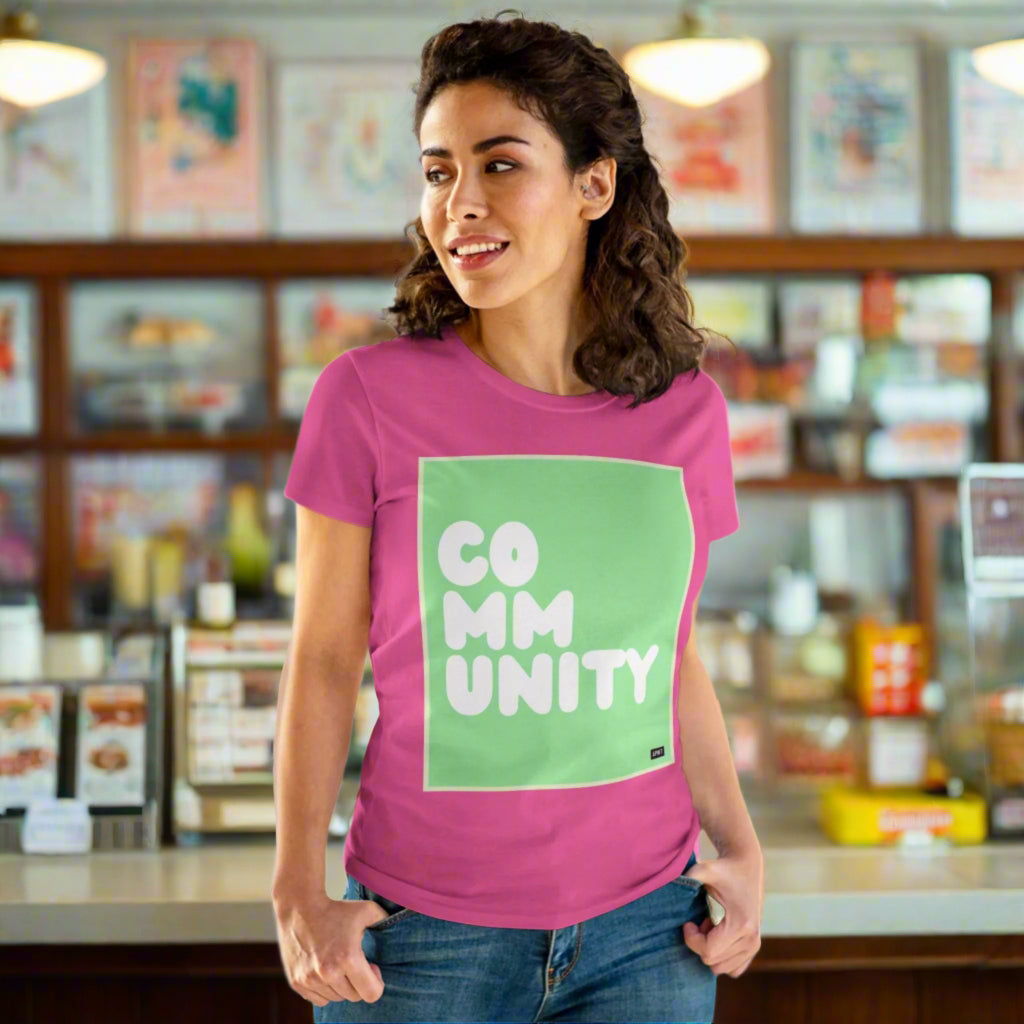 A Community in Mint Green Women's T-Shirt - Available in Assorted Colors