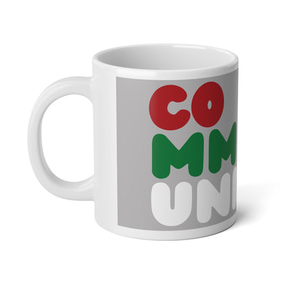 The Holiday Community Jumbo Mug in Grey - The APWT Gift Shop