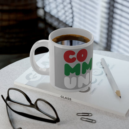 The Holiday Community Jumbo Mug in Grey - The APWT Gift Shop