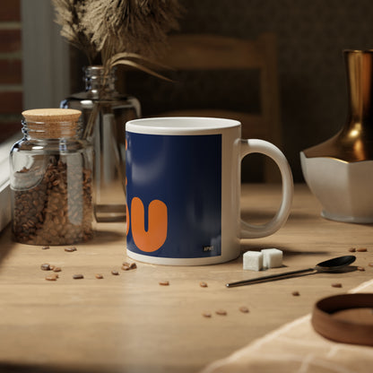 Be You in Blue and Orange Jumbo Mug - 20oz Mug