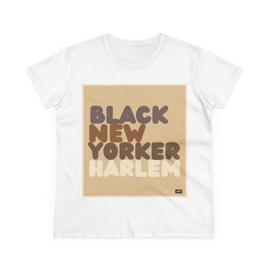 The Black New Yorker Harlem Women's T-Shirt - The APWT Gift Shop