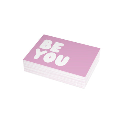 Be You Love in Pink and White Card Set - Quantities of 10, 30, 50