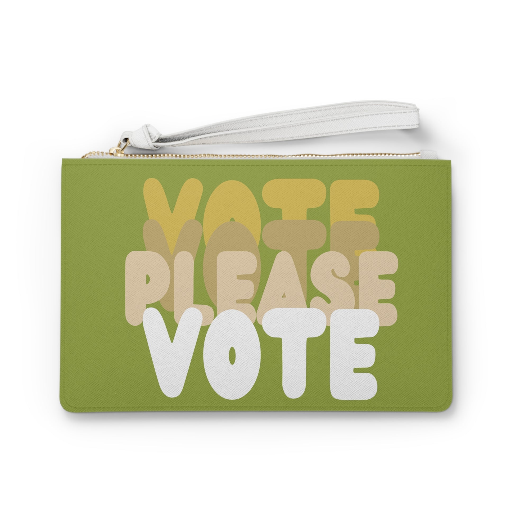 Please Vote in Green Clutch - The APWT Gift Shop