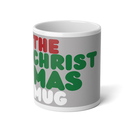 The Christmas Jumbo Mug in Grey - 20oz Mug