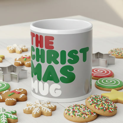 The Christmas Jumbo Mug in Grey - 20oz Mug