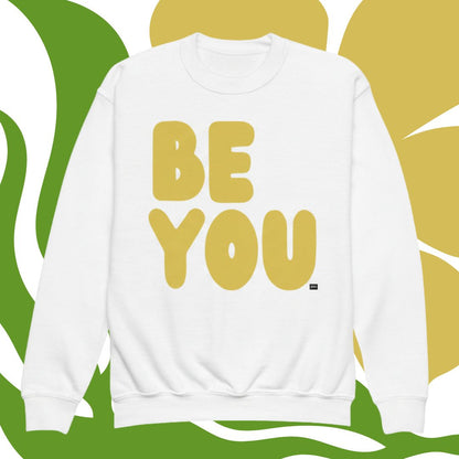Be You Kids in Yellow Unisex Crew Neck Sweatshirt - Available in Assorted Colors