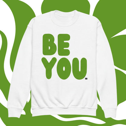 Be You Kids in Green Unisex Crew Neck Sweatshirt - Available in Assorted Colors
