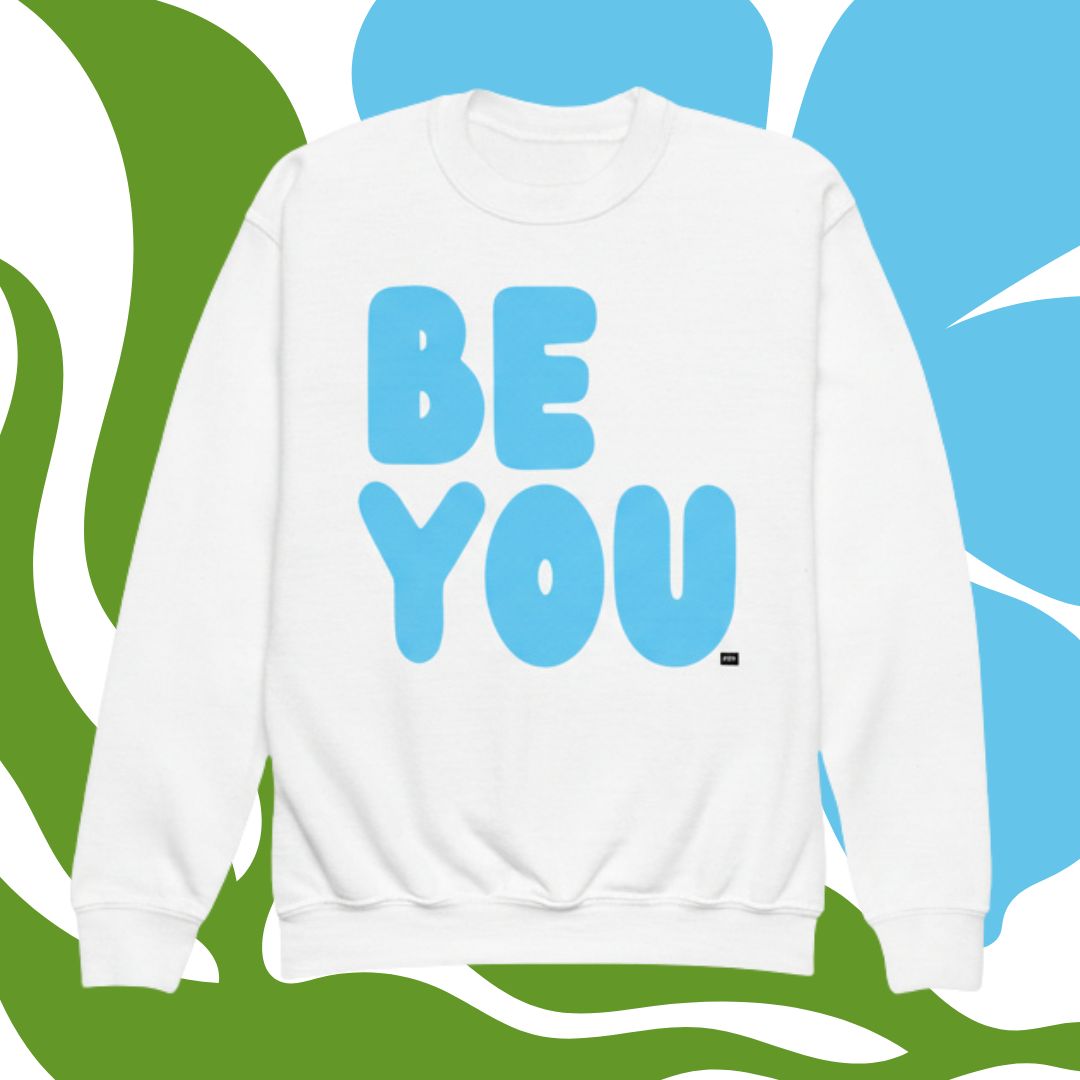 Be You Kids in Sky Blue Unisex Crew Neck Sweatshirt - Available in Assorted Colors