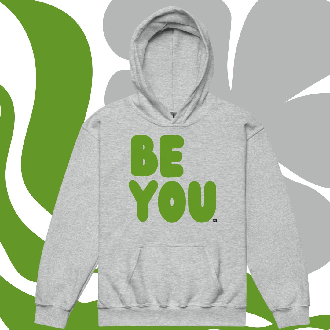 Be You Kids in Green Unisex Hoodie - Available in Assorted Colors