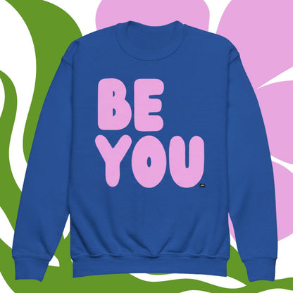 Be You Kids in Pink Unisex Crew Neck Sweatshirt - Available in Assorted Colors